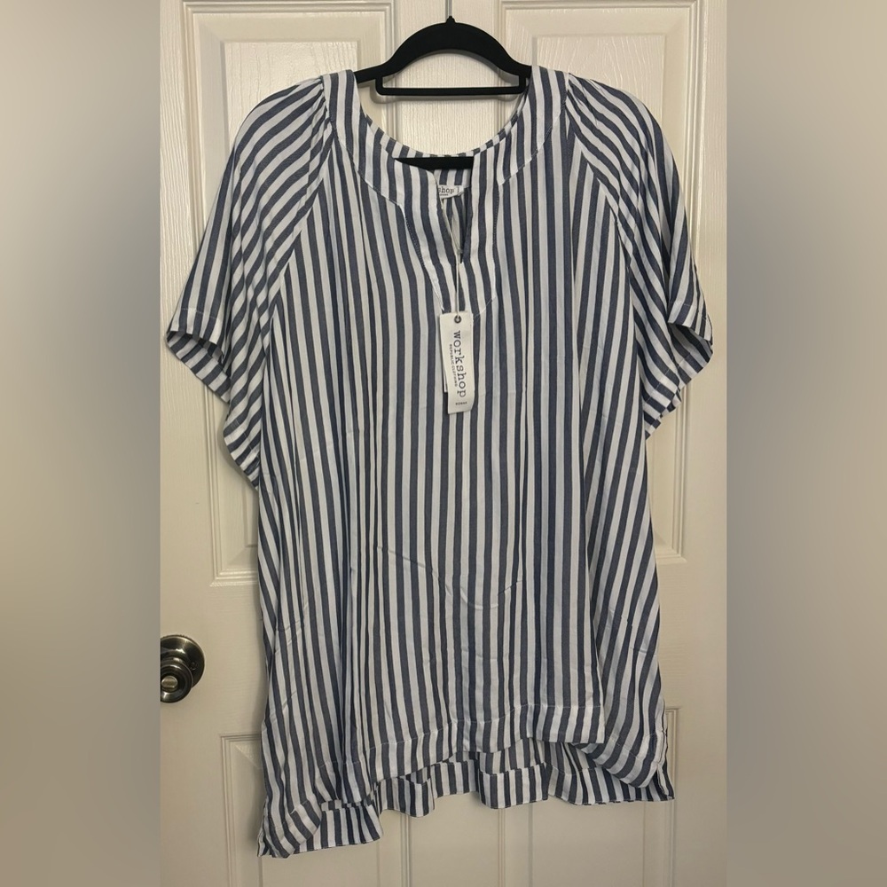 NWT Workshop Republic Clothing top, size 1X